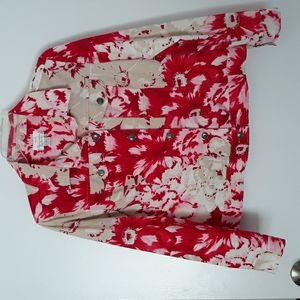 Christopher & Banks stretch denim style jacket